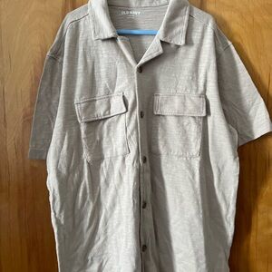 Old Navy Khaki Collared Shirt